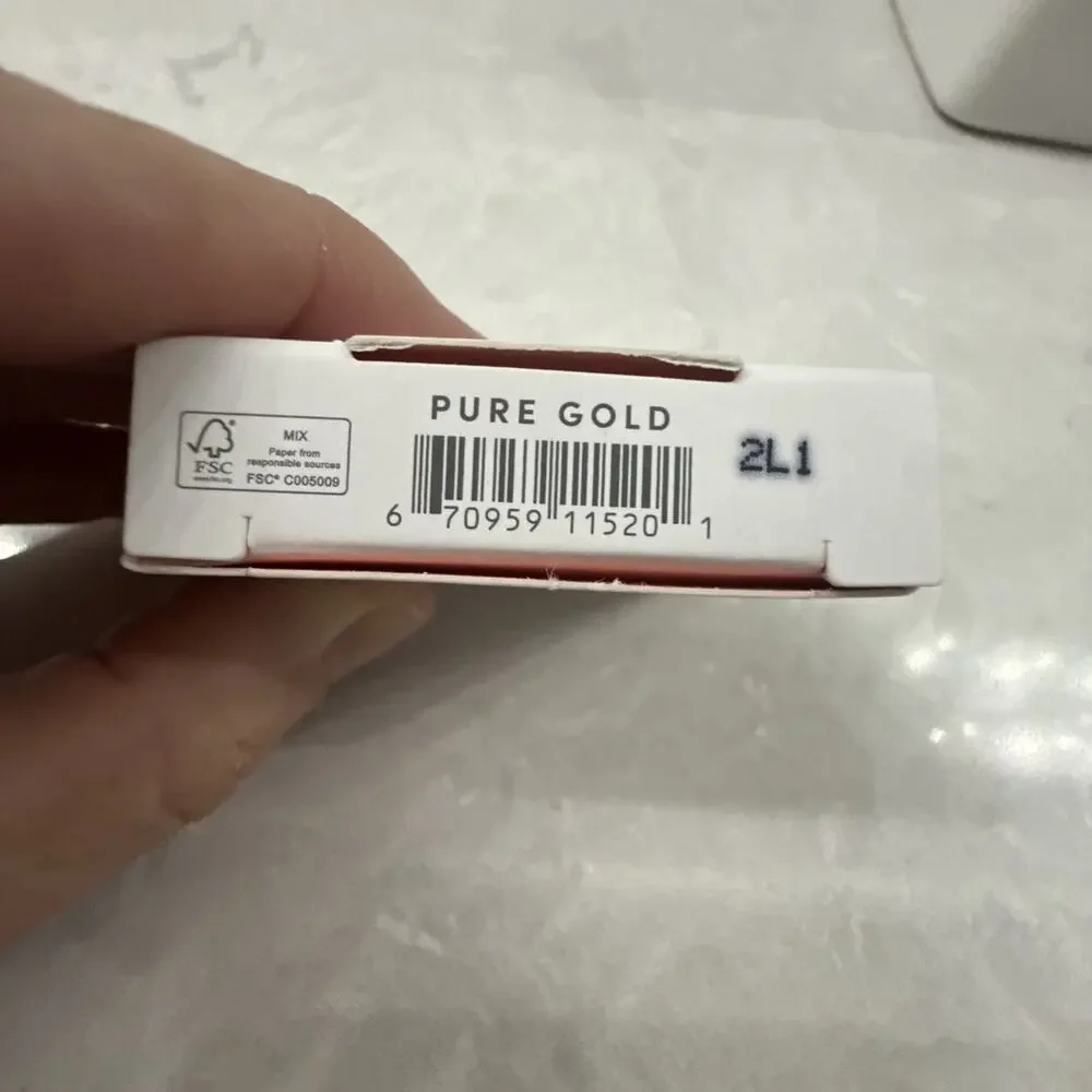 JANE IREDALE PurePressed Eye Shadow Pure Gold Full Size New in Box Fresh